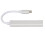 Docking Hub USB-C 4-in-1 in alluminio argentato compatto 13