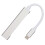 Docking Hub USB-C 4-in-1 in alluminio argentato compatto 8