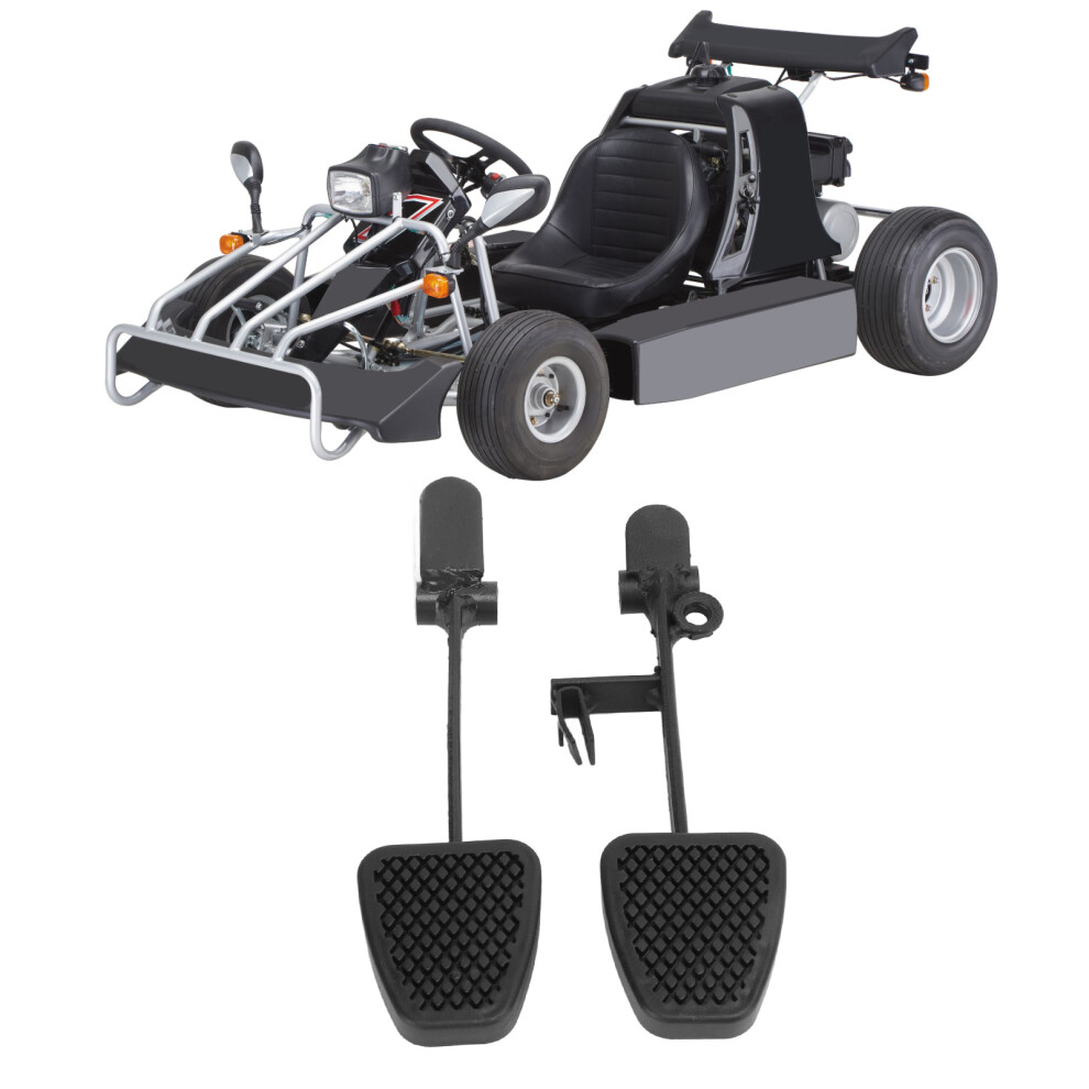 2Pcs Brake Throttle Pedals Car Accelerator Pedal Nonslip Foot Rest For Go Kart Utv Atv Quad 3391321914181