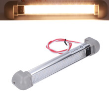 8.9in LED Awning Light Bar DC12V/24V 2W 180 Rotation IP66 Waterproof 720LM ON OFF Switch for RV Boat