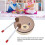 Set di tamburelli Kid Drum 15x4,5 cm, martello da 16 cm 6