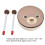 Set di tamburelli Kid Drum 15x4,5 cm, martello da 16 cm 9