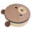 Set di tamburelli Kid Drum 15x4,5 cm, martello da 16 cm 15