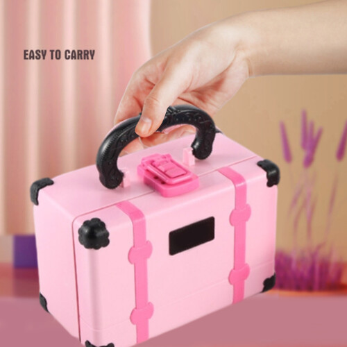 Kit de herramientas de maquillaje rosa, modelo 17.5179.3 cm, plástico 2
