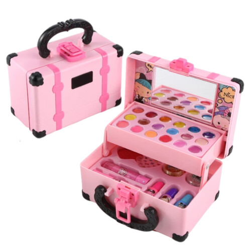 Kit de herramientas de maquillaje rosa, modelo 17.5179.3 cm, plástico 1