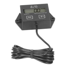 Motorrad-Tachometer Timer LCD-Anzeige 2/4-Takt Benzinmotor Stundezähler 150mAh Akku
