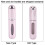 Atomizador portátil de perfume rosa de 5 ml 5
