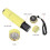 Lámpara de uñas tipo linterna compacta 9 LEDs 1W 3xAAA Amarillo 7
