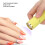 Lámpara de uñas tipo linterna compacta 9 LEDs 1W 3xAAA Amarillo 11