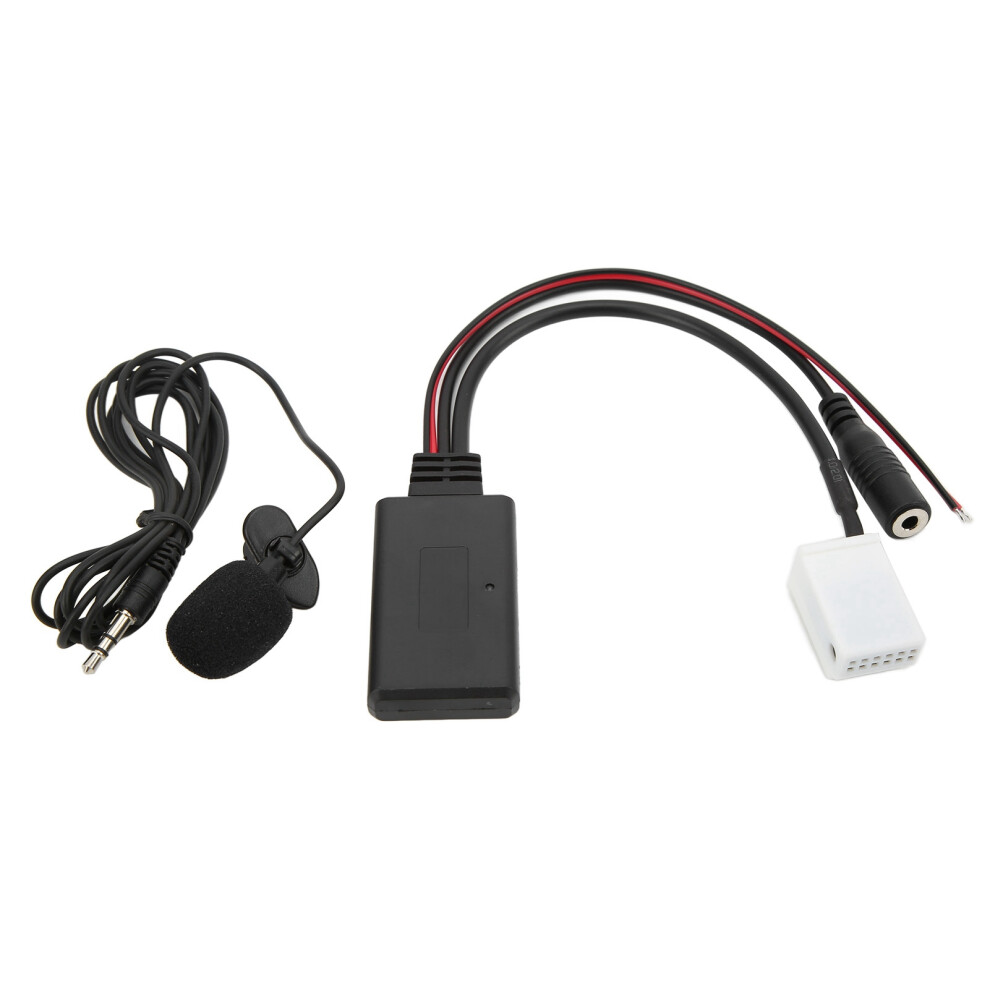 12Pin Car Radio Rd4 Bluetooth Music Aux Audio Cable Adapter Replacement For Citroen C2 C3 C4 C5 C6 C8with Microphone 5001321918789