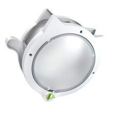 Porta per gatto con chiusura 31.5x27.5x9.5 cm Nero/Bianco ABS
