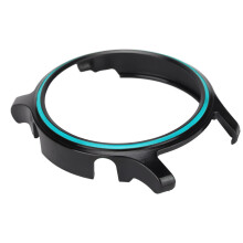 Sport-Smartwatch-Schutzhülle für Haylou RS3 LS04, Kunststoffgehäuse, Schwarz-Blau