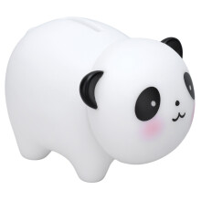 Hucha Panda blanco y negro - 85 g, 10,0 x 7,5 cm