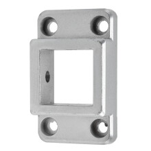 Connettore per profilo 4040 a due vie 40x40 mm argento