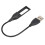2 pezzi cavo di ricarica USB per Flex PVC nero 5V1A 3