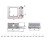 4040 connecteur d'angle en alliage d'aluminium à base fixe 8