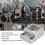 4040 connecteur d'angle en alliage d'aluminium à base fixe 9