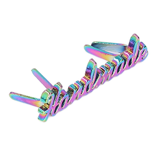 Etichette fatte a mano, set da 5, colorate, 35x2x2,5x12 mm 2