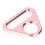 Hebilla ajustable oro rosa 11x25mm 10 piezas 16