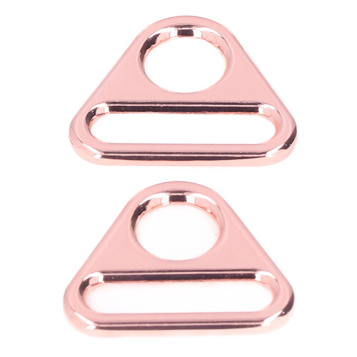 Hebilla ajustable oro rosa 11x25mm 10 piezas 2