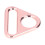 Hebilla ajustable oro rosa 11x25mm 10 piezas 9