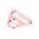 Hebilla ajustable oro rosa 11x25mm 10 piezas 4