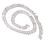 Catena a frange di strass 2,2 cm 1 iarda Argento AB 14