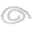 Catena a frange di strass 2,2 cm 1 iarda Argento AB 2