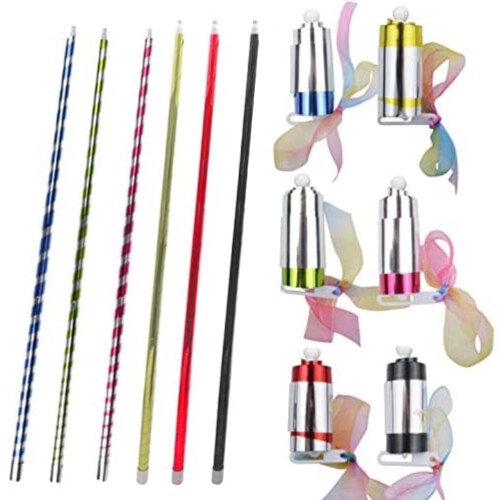 Bastone tascabile 6 pezzi, 36,6 pollici, Colore: casuale 1