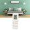 Control remoto resistente al desgaste para YVOFB5 ABS 2xAAA 14