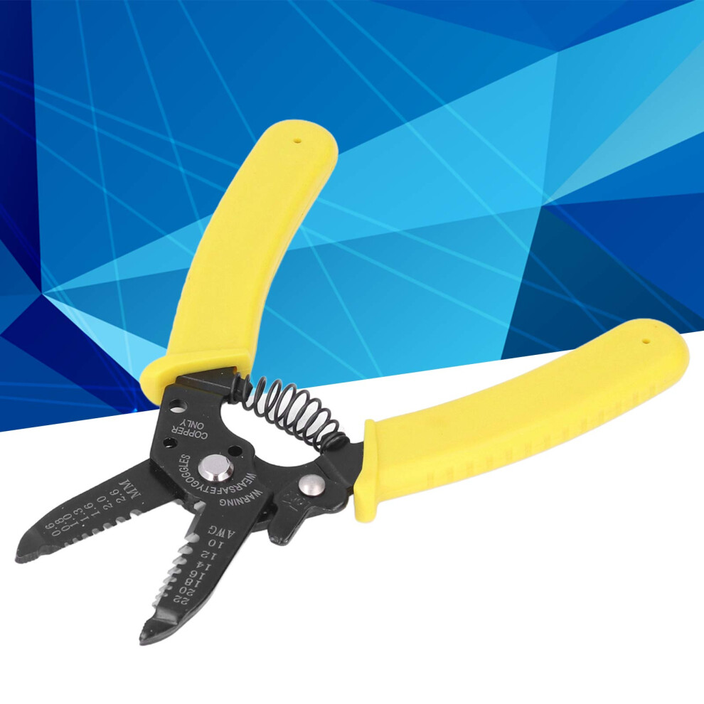 Wire Stripper Cable Stripping Pliers Hand Crimping Tool Repair Clippers Cutter Mtâ5021 Yellow 8441321925115
