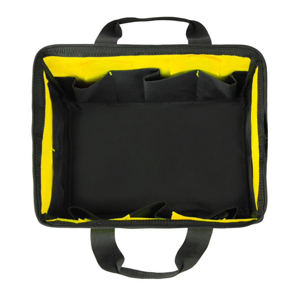 Multi-Purpose Oxford Fabric Tool Bag Wide Mouth Zipper Bag Multifunction Utility Bag With Carrying Handle 600D Oxford Cloth Tool Tote 4181321925343