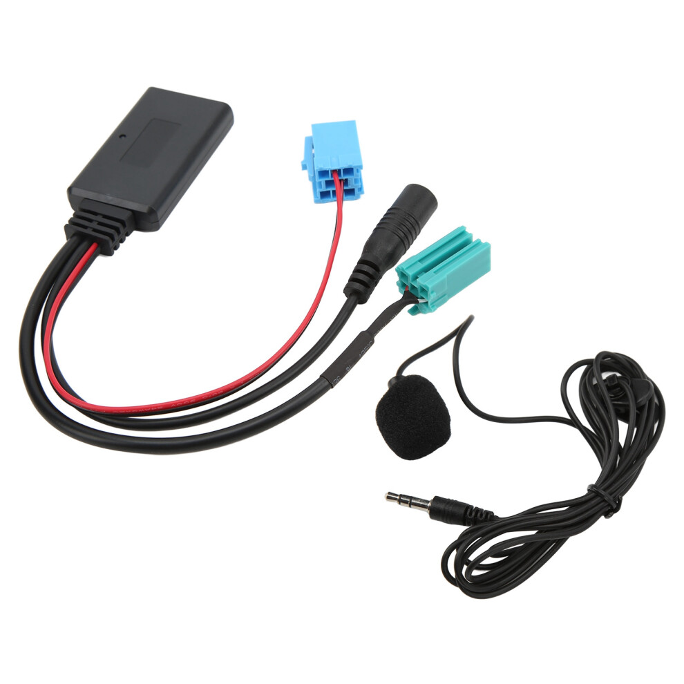 Car Stereo Bluetooth 5.0 Input Cable Audio Music Adapter 6Pin With Microphone Replacement For Clio Espace Radio Kangoo Updatelist 9311321925677