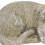 Cat C pierre tombale commémorative en résine couleur mousse 8