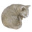 Cat C pierre tombale commémorative en résine couleur mousse 15