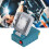 Lampada LED compatta da 10W 14.4-18V BAT609/619 Blu Grigio 13