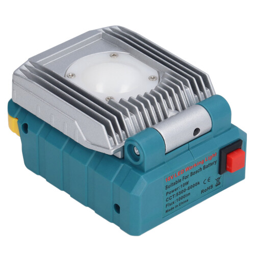 Lampada LED compatta da 10W 14.4-18V BAT609/619 Blu Grigio 1