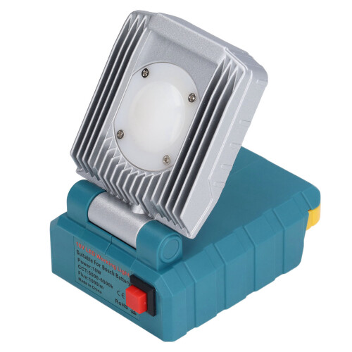 Lampada LED compatta da 10W 14.4-18V BAT609/619 Blu Grigio