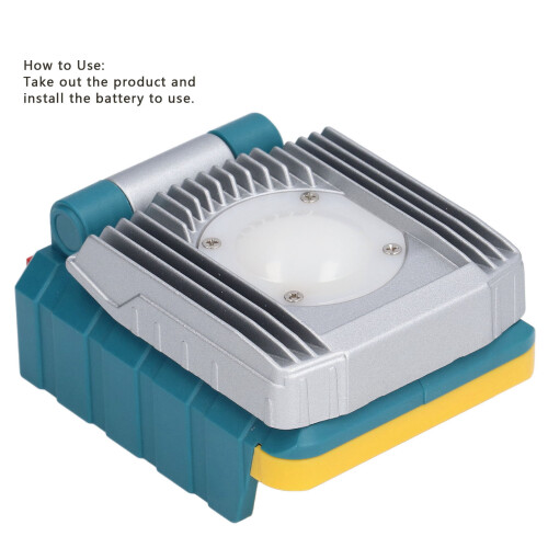Lampada LED compatta da 10W 14.4-18V BAT609/619 Blu Grigio 2