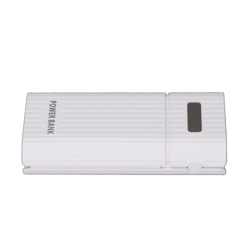 H02 Scatola per batterie 2x 21700 con USB a 3 porte bianca 2