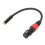 Cable de 3,5 mm a XLR hembra, de 1 m, PVC, para cámara. 4
