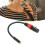 Cable de 3,5 mm a XLR hembra, de 1 m, PVC, para cámara. 14