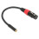 Cable de 3,5 mm a XLR hembra, de 1 m, PVC, para cámara. 7