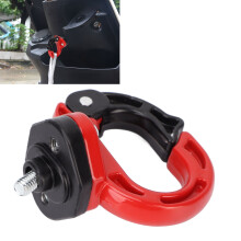 Motorcycle Front Claw Hanger Luggage Helmet Bag Hook Alloy Steel Aluminum 12kg Load Bearing for Electric Scooter(Red Black )