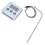 Termometro per carne Smart 3 pulsanti 8x8x1,5 cm bianco 2AAA 16