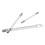 Set di 3 barre di prolunga flessibili da 1/2-3/8-1/4, argento 12