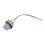 7440 2 piezas Conector de faros 12V 50W LED 6000K ABS 13