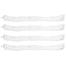 4 pièces de mèche en corde de coton 184 g 4 mm 10 m Couleur : telle que montrée