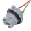 7440 2 piezas Conector de faros 12V 50W LED 6000K ABS 4