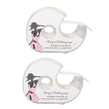 2 pièces Ruban adhésif pour vêtements - transparent double-face, 3,0 m